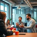 Întâlnire între antreprenori și investitori de afaceri