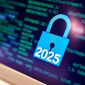 Lacăt digital pe un ecran de computer, protecția datelor.